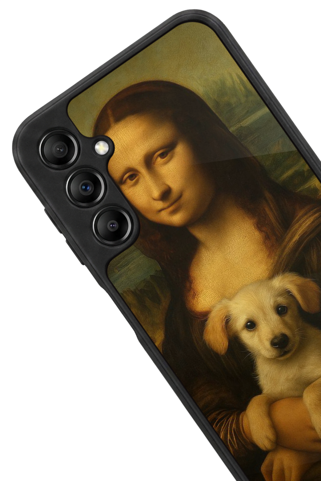Samsung Galaxy A14 Uyumlu Monalisa Tasarımlı Glossy Premium Kılıf