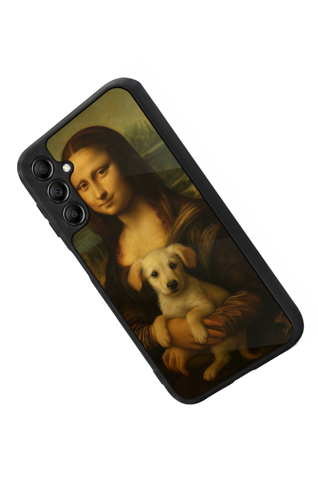 Samsung Galaxy A14 Uyumlu Monalisa Tasarımlı Glossy Premium Kılıf