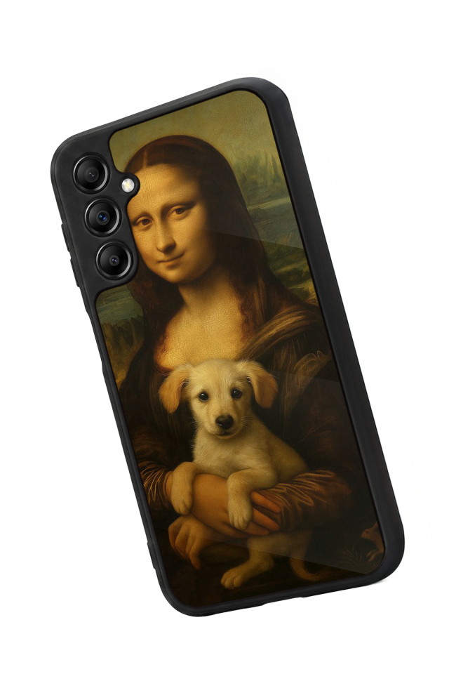 Samsung Galaxy A14 Uyumlu Monalisa Tasarımlı Glossy Premium Kılıf