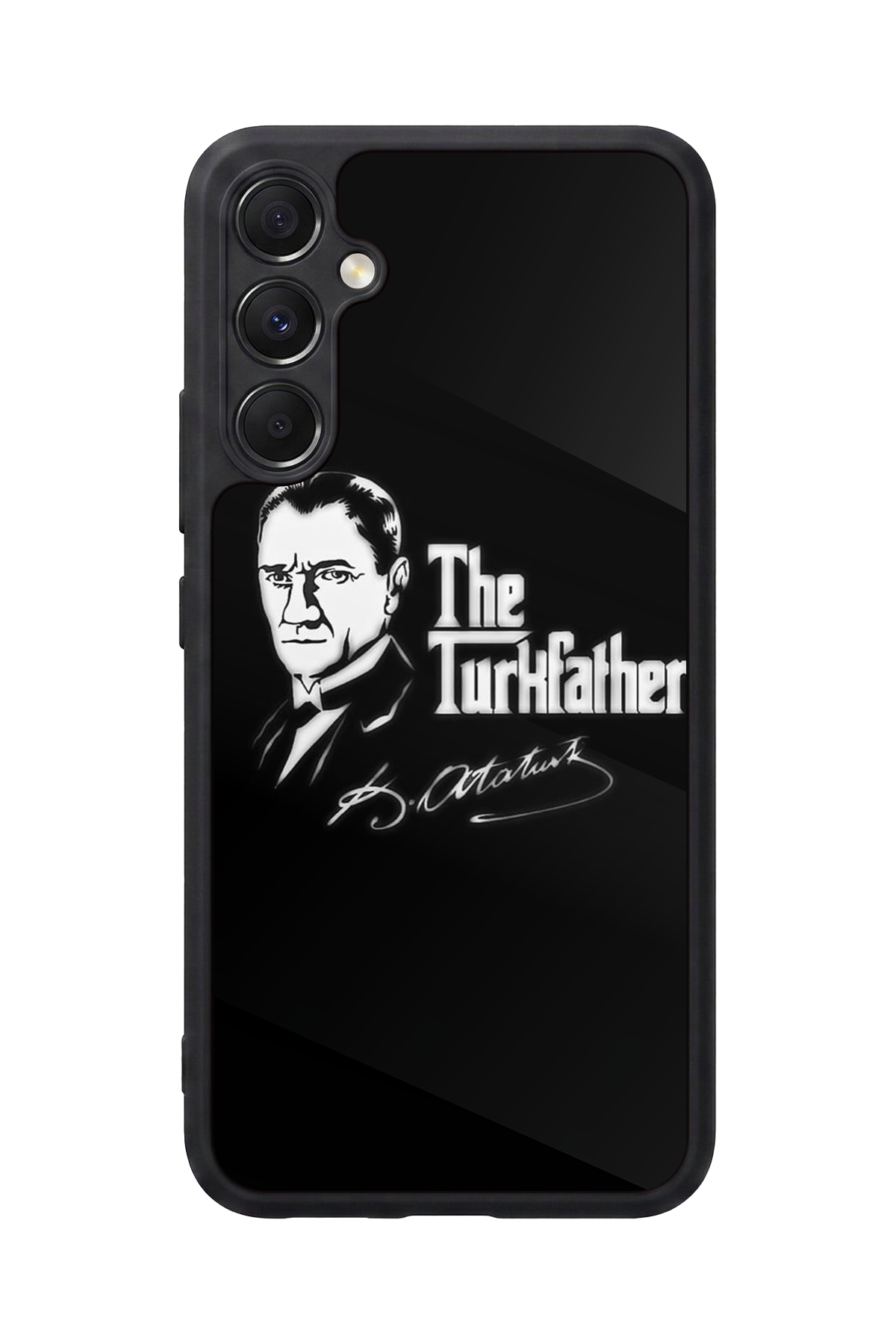 Samsung Galaxy A34 Uyumlu Mustafa Kemal Ataturk Tasarımlı Glossy Premium Kılıf