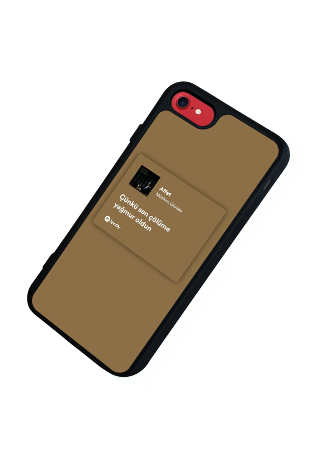 iPhone SE Uyumlu Sarki Sozleri Tasarımlı Glossy Premium Kılıf