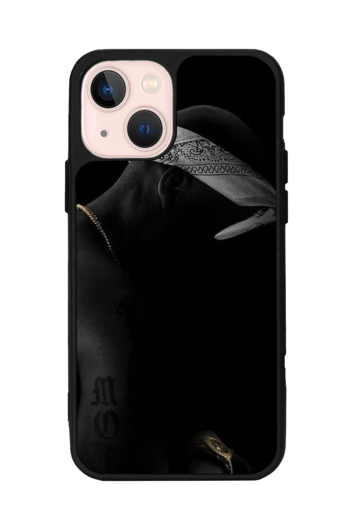 iPhone 15 Plus Uyumlu Tupac Tasarımlı Glossy Premium Kılıf