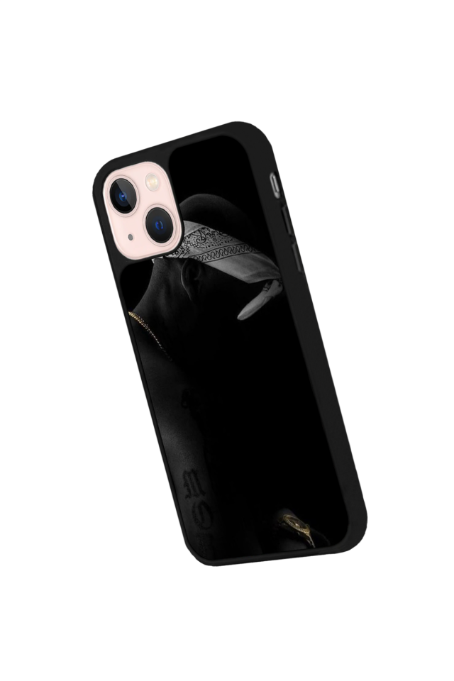 iPhone 15 Plus Uyumlu Tupac Tasarımlı Glossy Premium Kılıf