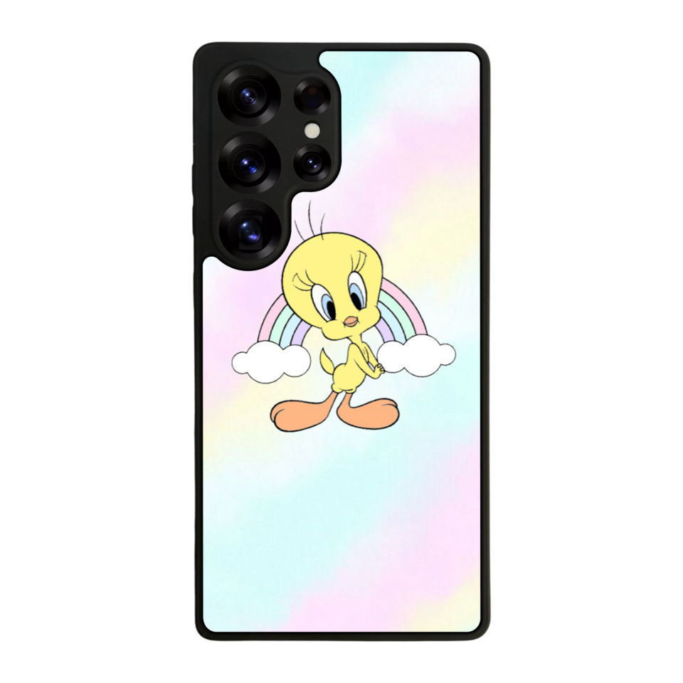 Samsung Galaxy S25 Ultra Uyumlu Tweety Tasarımlı Glossy Premium Kılıf
