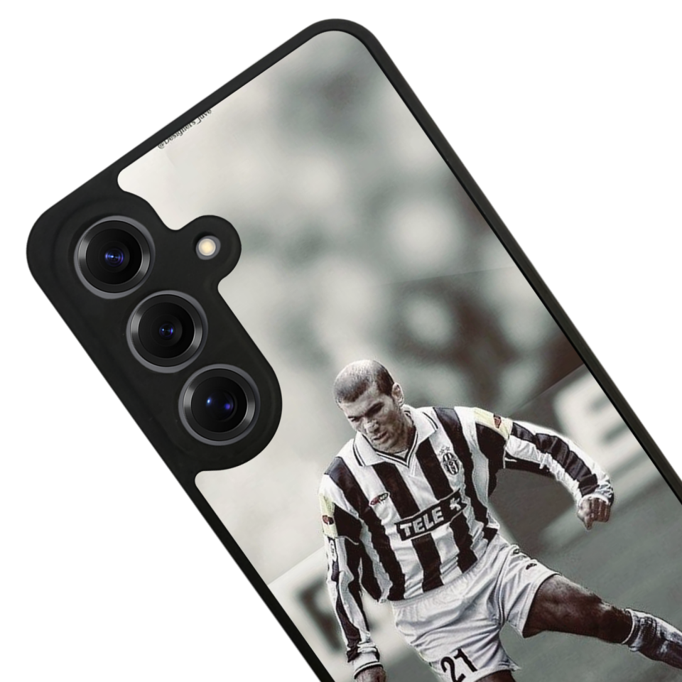 Samsung Galaxy S25 Uyumlu Zidane Tasarımlı Glossy Premium Kılıf