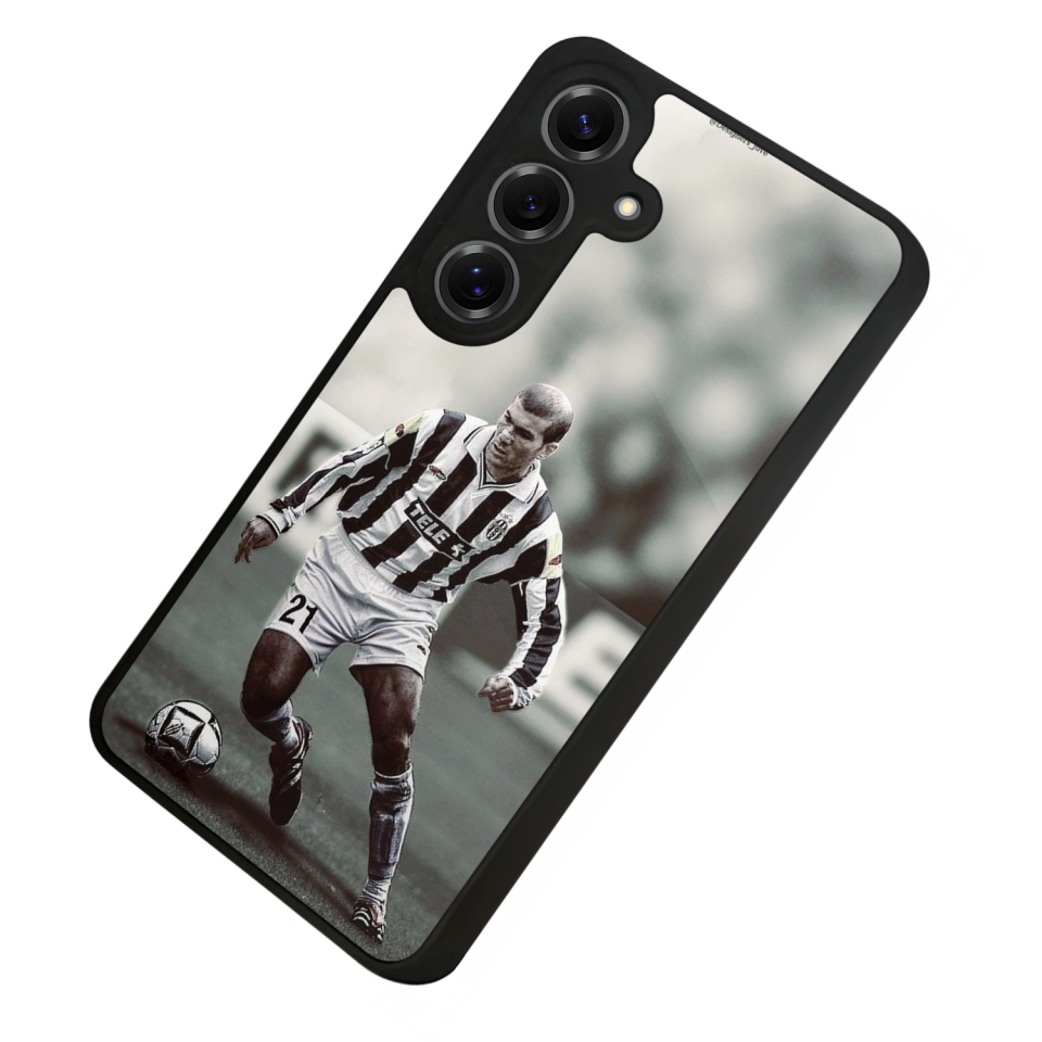 Samsung Galaxy S25 Uyumlu Zidane Tasarımlı Glossy Premium Kılıf