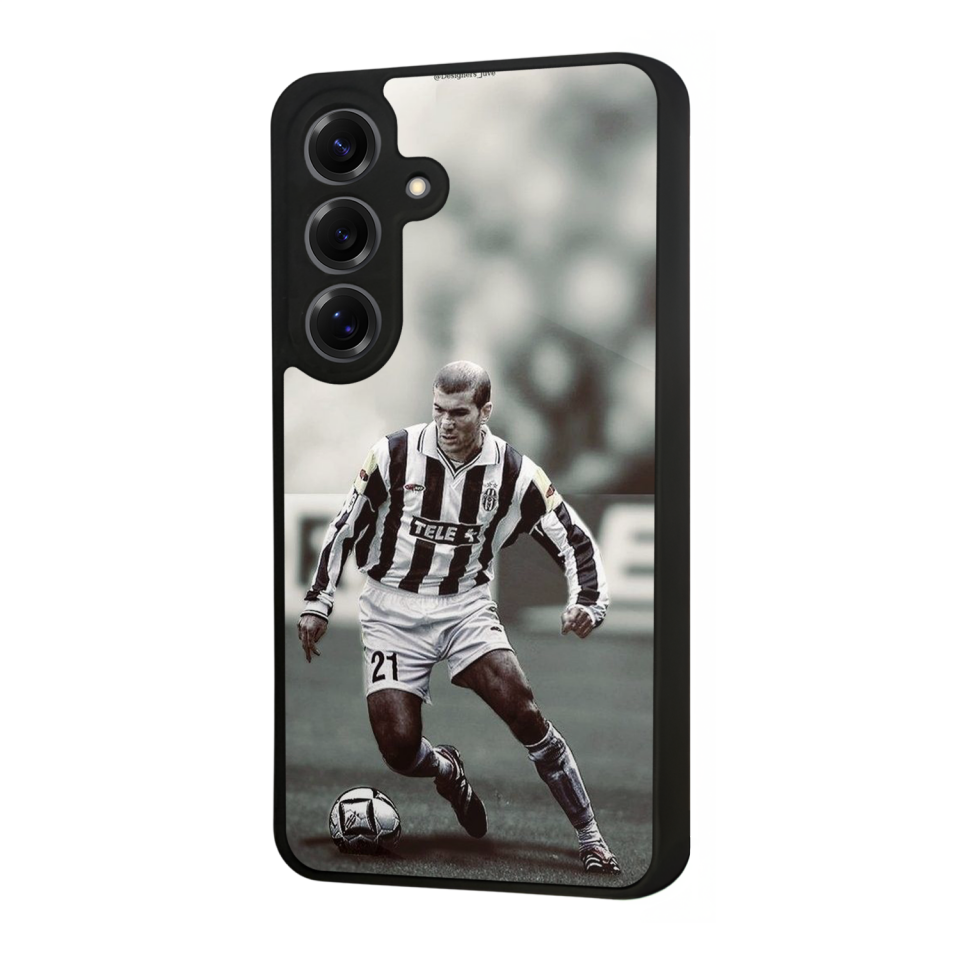 Samsung Galaxy S25 Uyumlu Zidane Tasarımlı Glossy Premium Kılıf