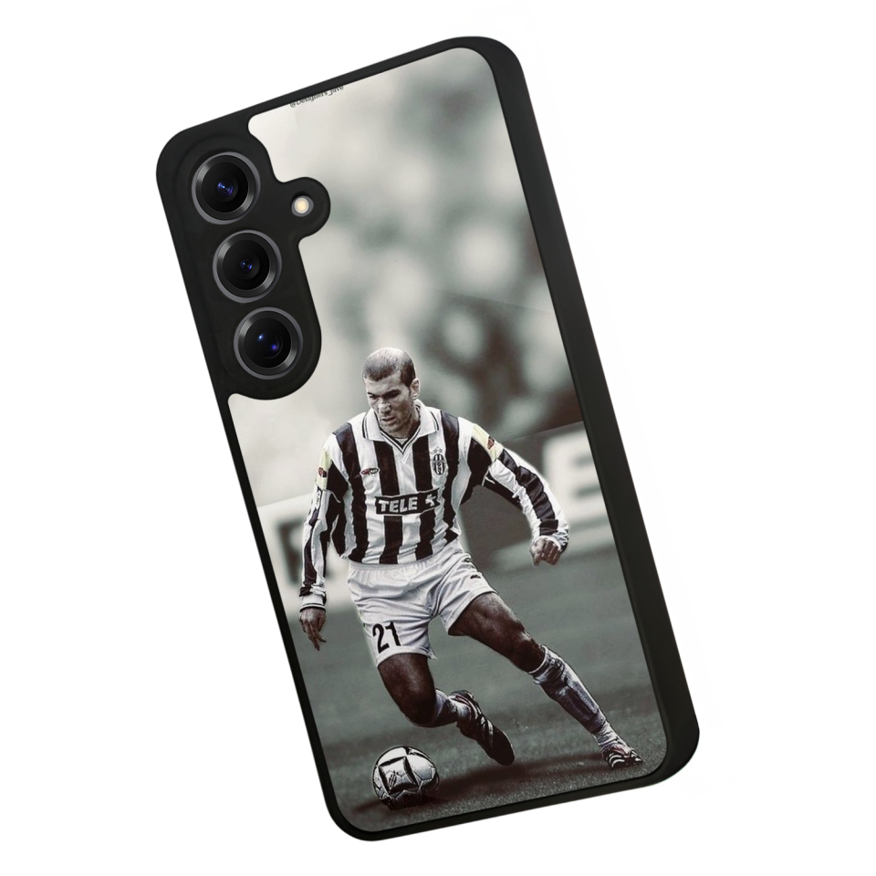 Samsung Galaxy S25 Uyumlu Zidane Tasarımlı Glossy Premium Kılıf
