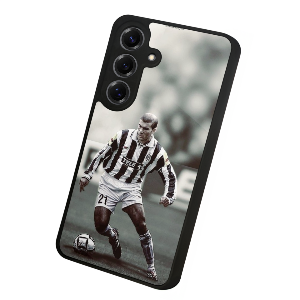 Samsung Galaxy S25 Uyumlu Zidane Tasarımlı Glossy Premium Kılıf