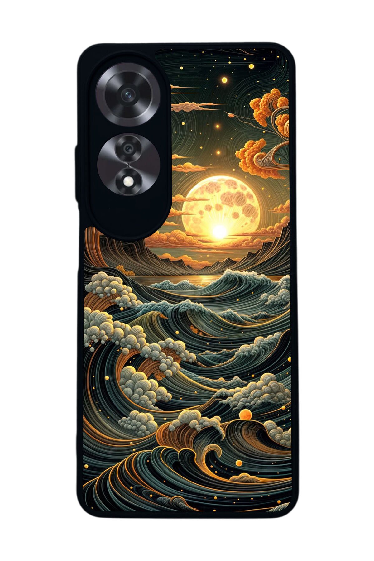 Oppo A60 Mat Siyah uyumlu Kılıf – Yumuşak Silikon, Koruyucu, Şok Emici Kapak