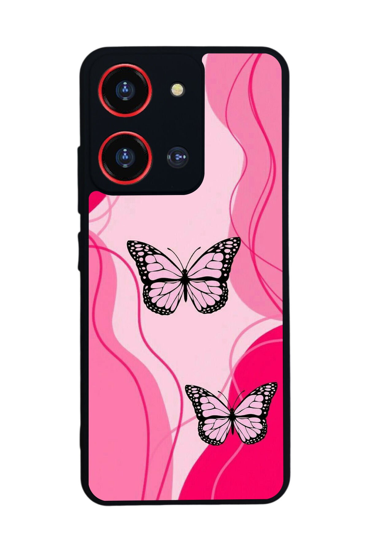 Reeder S19 Max Pro S ZOOM Uyumlu Kelebek Tasarımlı Glossy Premium Kılıf