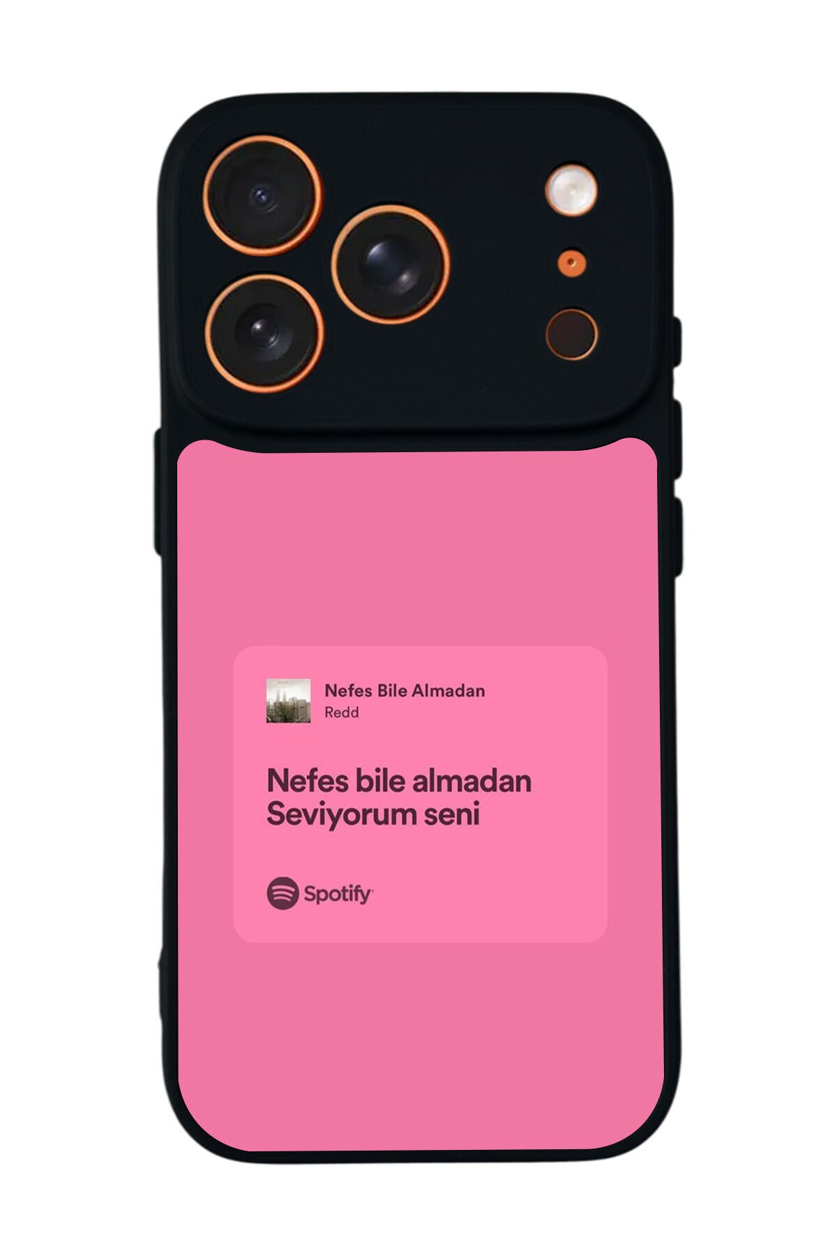 iPhone 17 Pro Uyumlu Sarki Sozleri Tasarımlı Glossy Premium Kılıf
