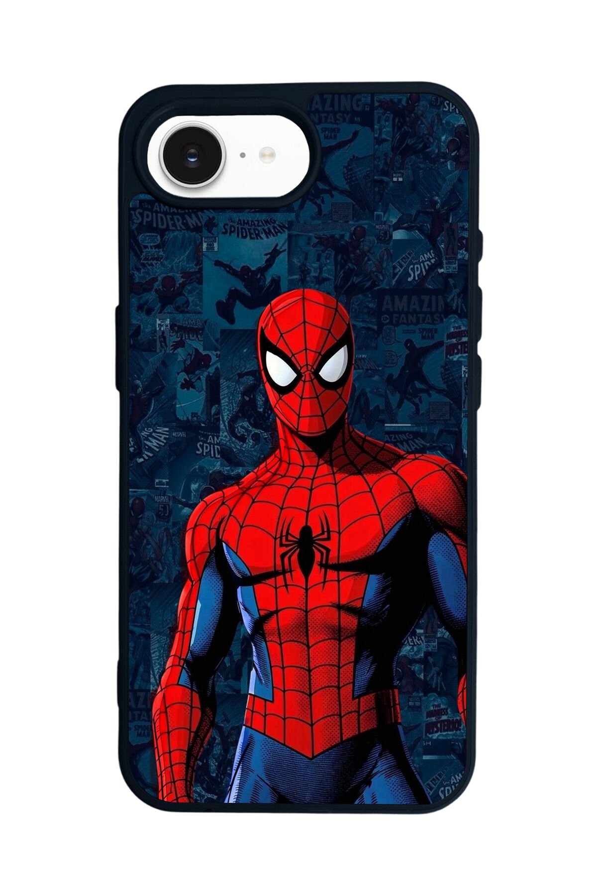 iPhone 16E Uyumlu Spider Man ( Örümcek Adam ) Tasarımlı Glossy Premium Kılıf