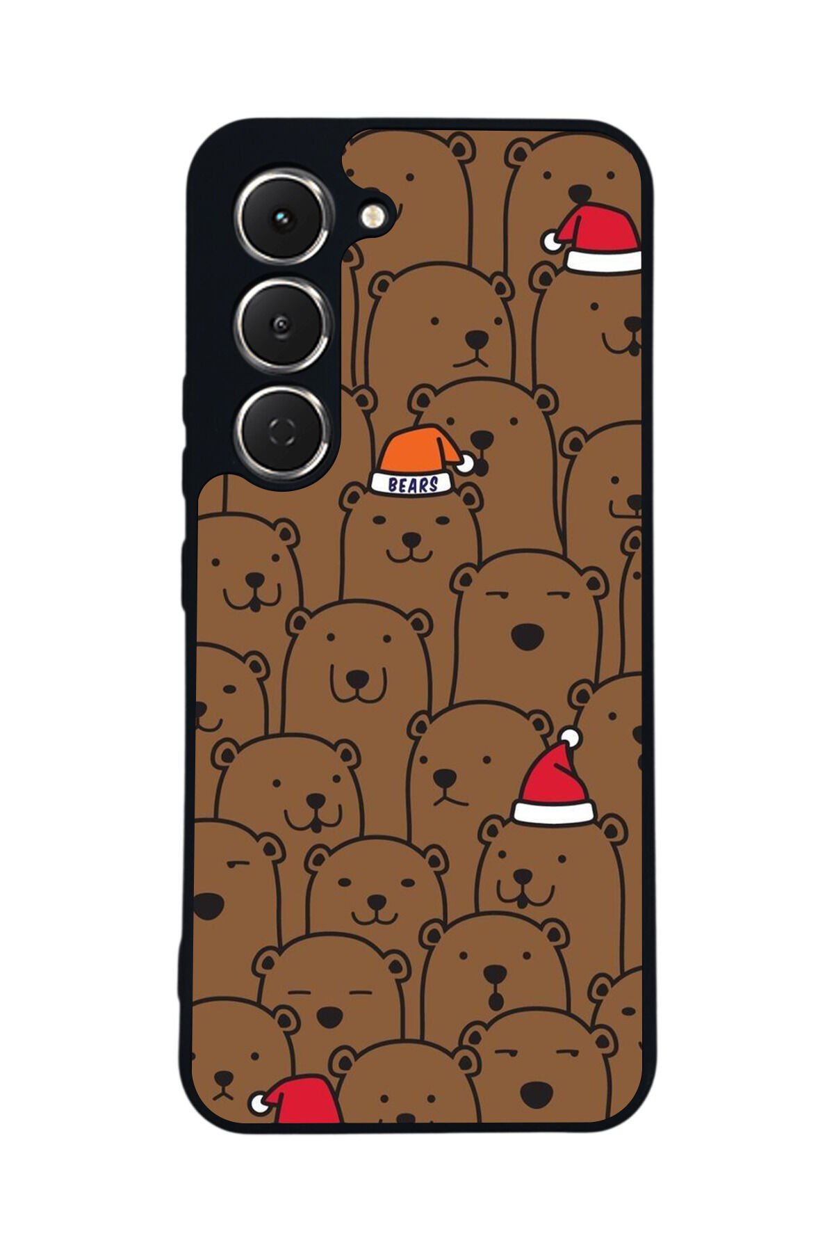 Tecno Spark 40 Pro Uyumlu Ayı Tasarımlı Glossy Premium Kılıf