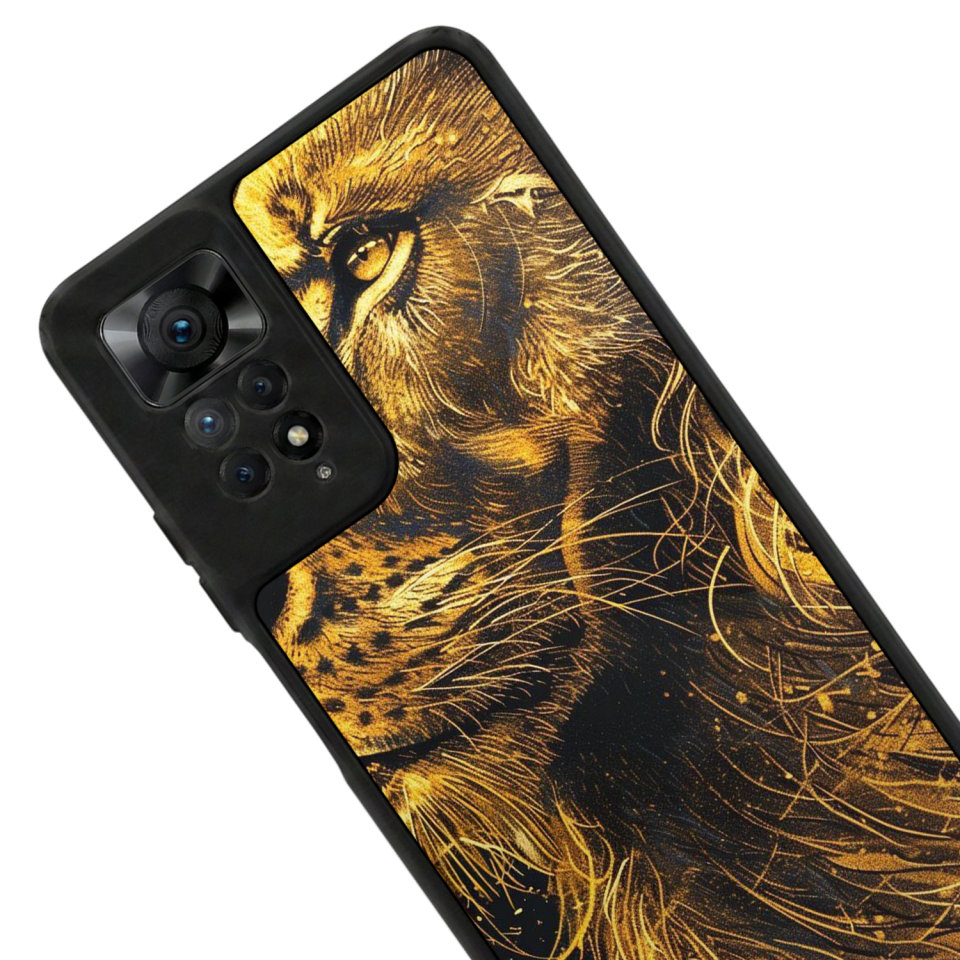 Xiaomi Redmi Note 11 Pro Uyumlu Aslan Tasarımlı Glossy Premium Kılıf