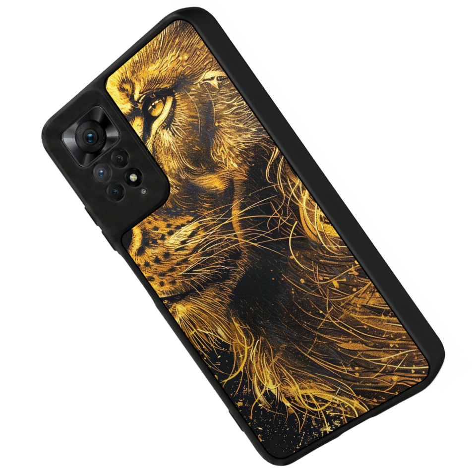 Xiaomi Redmi Note 11 Pro Uyumlu Aslan Tasarımlı Glossy Premium Kılıf