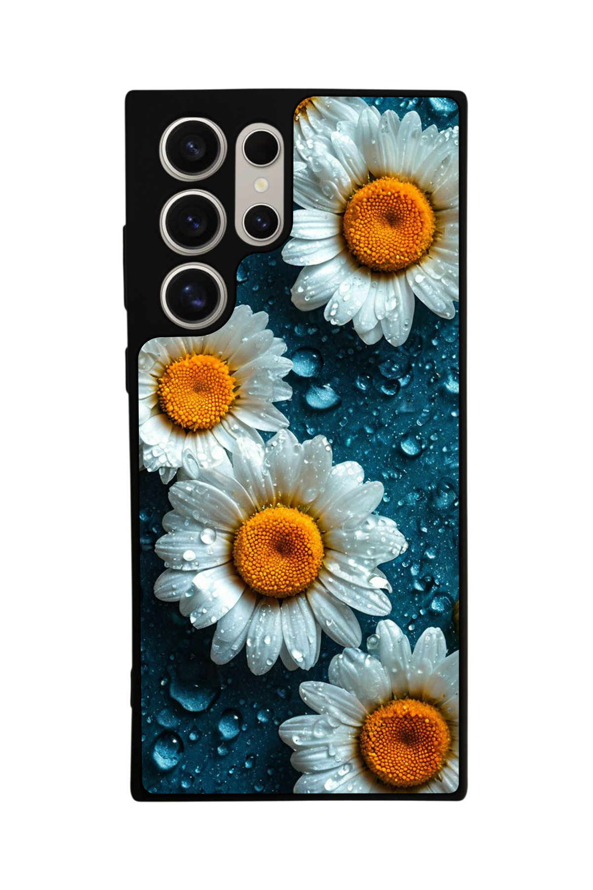 Samsung Galaxy S22 Ultra Uyumlu Cicek Tasarımlı Glossy Premium Kılıf