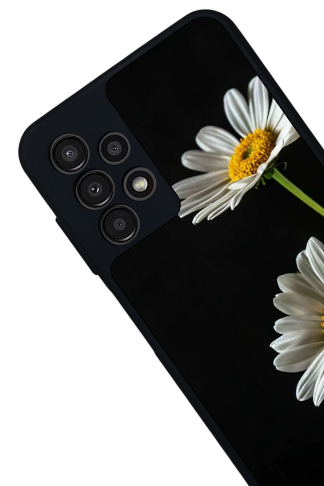 Samsung Galaxy A23 Uyumlu Cicek Tasarımlı Glossy Premium Kılıf