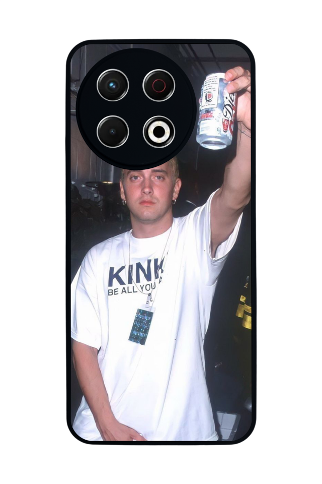 Tecno Spark 30 Pro Uyumlu Eminem Tasarımlı Glossy Premium Kılıf