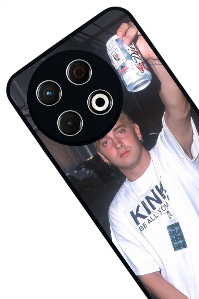 Tecno Spark 30 Pro Uyumlu Eminem Tasarımlı Glossy Premium Kılıf