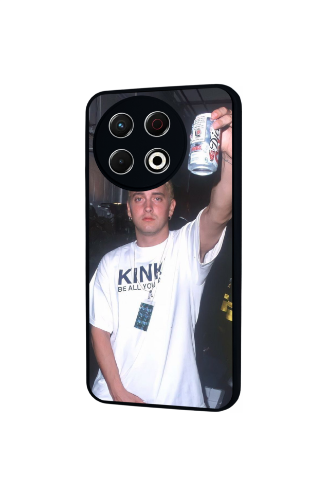 Tecno Spark 30 Pro Uyumlu Eminem Tasarımlı Glossy Premium Kılıf