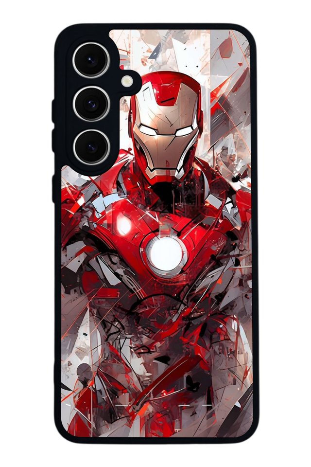 Samsung Galaxy S24 FE Uyumlu Iron Man ( Demir Adam ) Tasarımlı Glossy Premium Kılıf