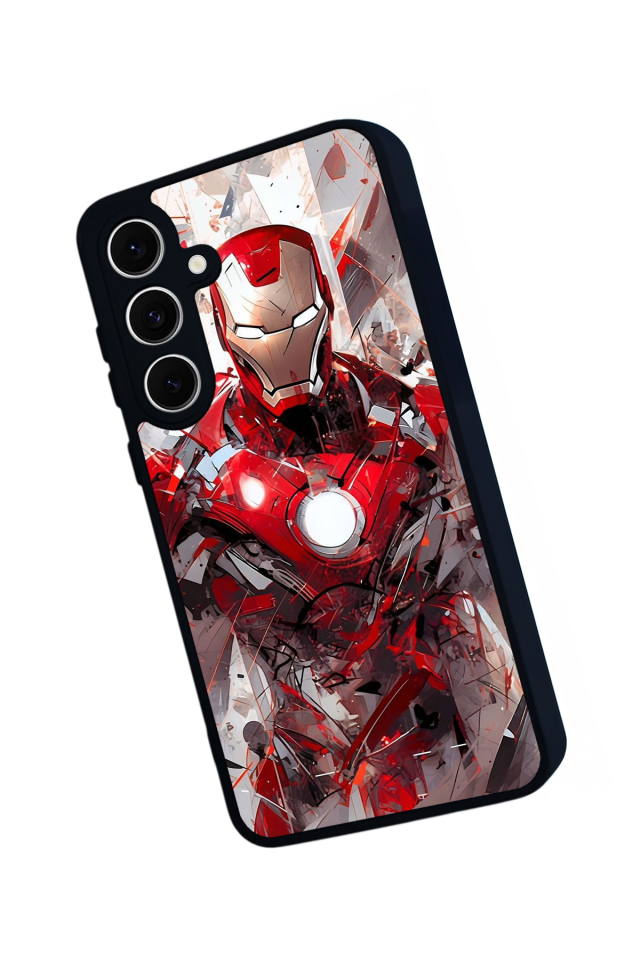 Samsung Galaxy S24 FE Uyumlu Iron Man ( Demir Adam ) Tasarımlı Glossy Premium Kılıf