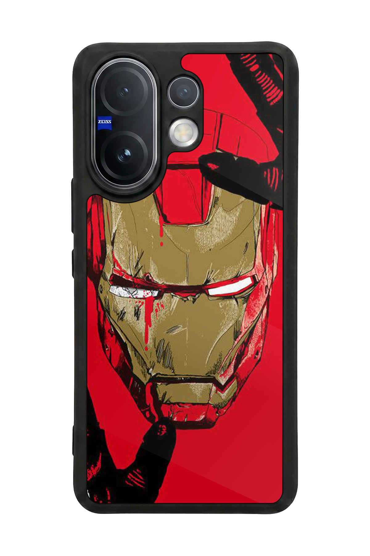 Vivo V60 Uyumlu  Iron Man ( Demir Adam ) Tasarımlı Glossy Premium Kılıf