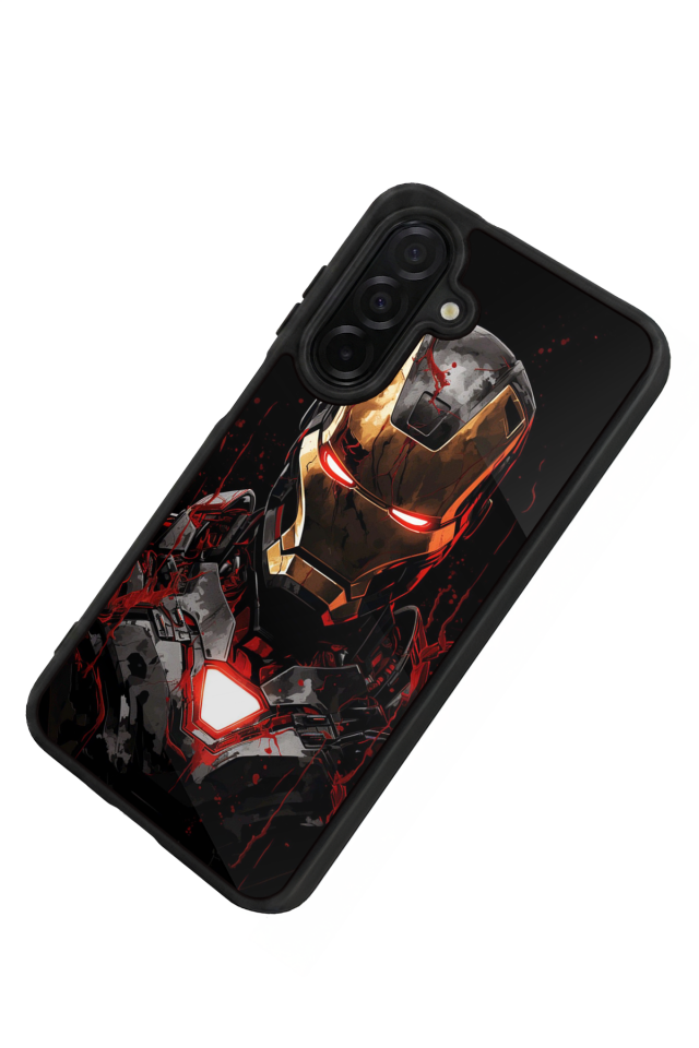 Samsung Galaxy A56 Uyumlu  Iron Man ( Demir Adam ) Tasarımlı Glossy Premium Kılıf