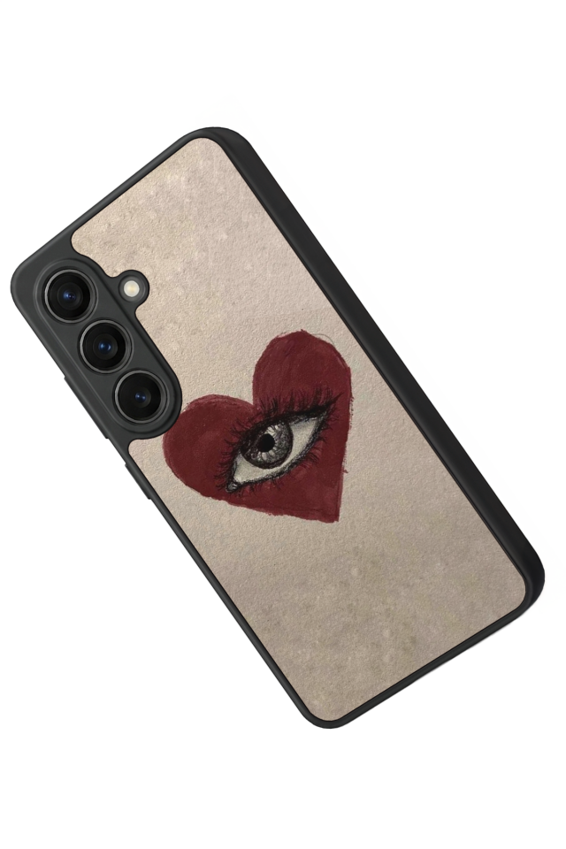 Samsung Galaxy S26 Uyumlu Kalp Love Tasarımlı Glossy Premium Kılıf