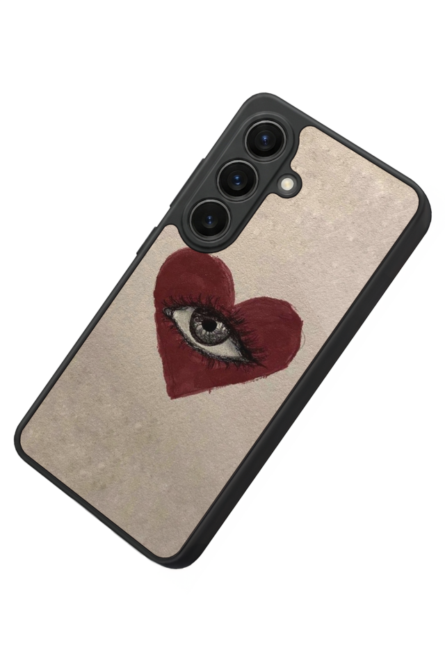 Samsung Galaxy S26 Uyumlu Kalp Love Tasarımlı Glossy Premium Kılıf
