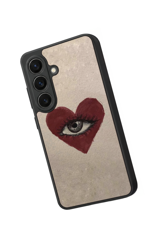 Samsung Galaxy S26 Uyumlu Kalp Love Tasarımlı Glossy Premium Kılıf