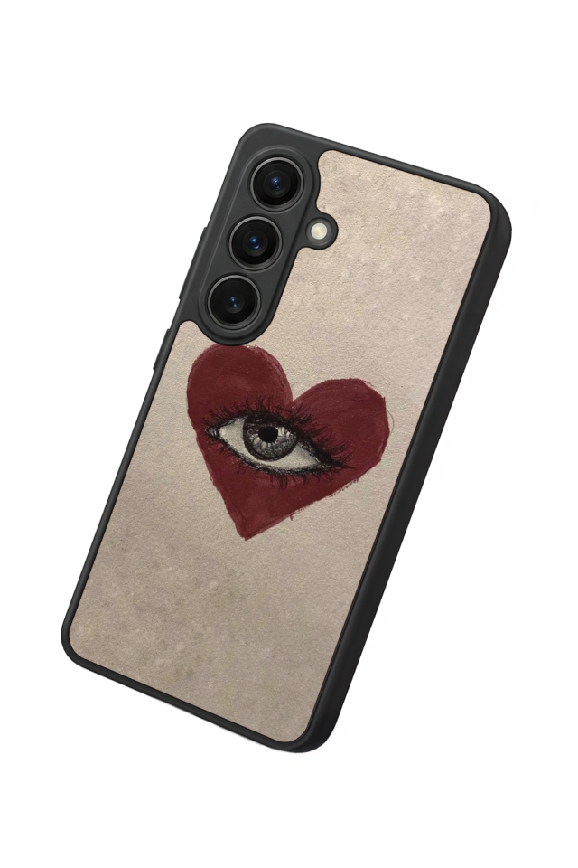 Samsung Galaxy S26 Uyumlu Kalp Love Tasarımlı Glossy Premium Kılıf
