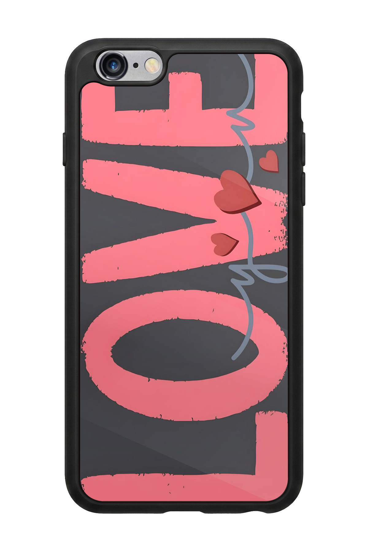iPhone 6 Plus Uyumlu Love Tasarımlı Glossy Premium Kılıf
