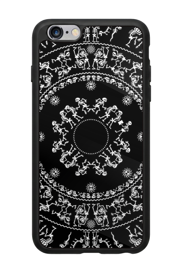 iPhone 6 Plus Uyumlu Mandala Tasarımlı Glossy Premium Kılıf