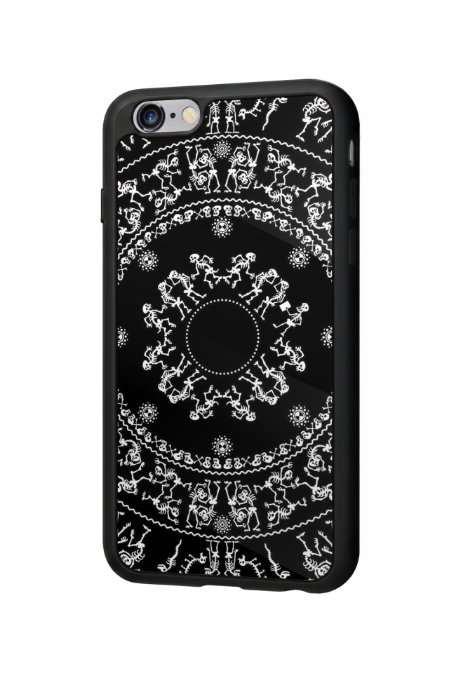 iPhone 6 Plus Uyumlu Mandala Tasarımlı Glossy Premium Kılıf
