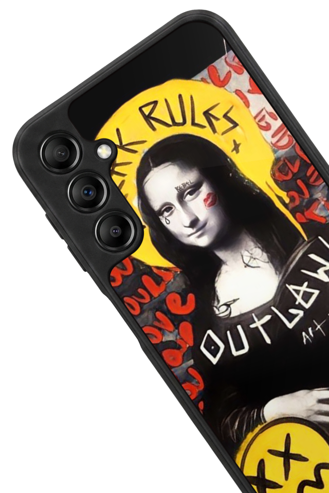 Samsung Galaxy A14 Uyumlu Monalisa Tasarımlı Glossy Premium Kılıf