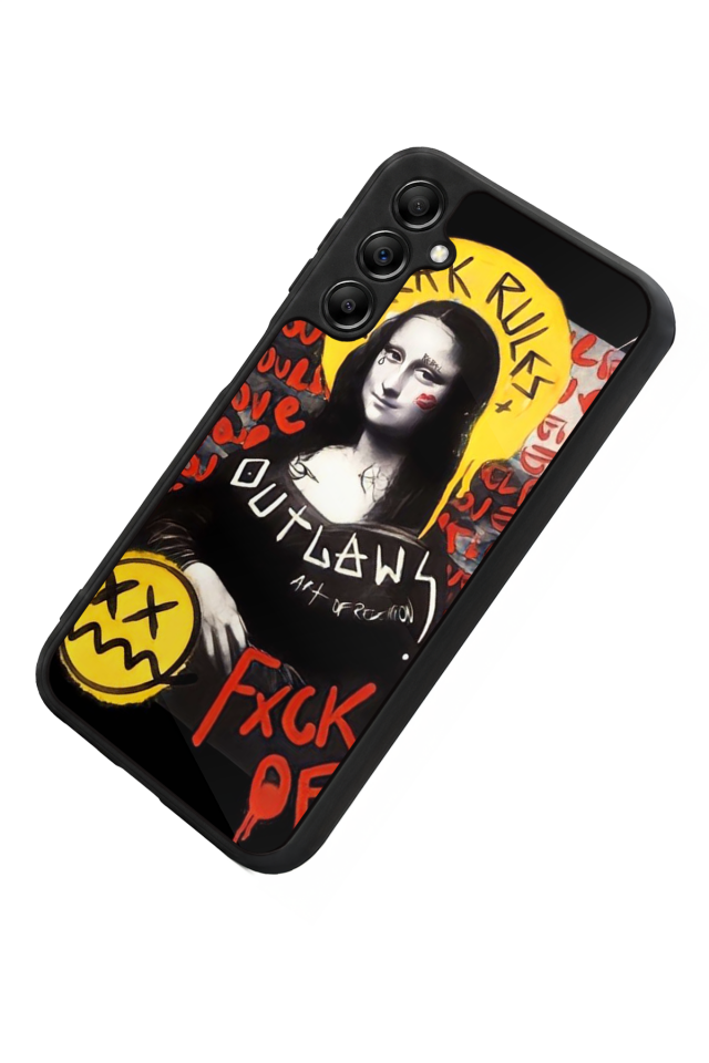 Samsung Galaxy A14 Uyumlu Monalisa Tasarımlı Glossy Premium Kılıf