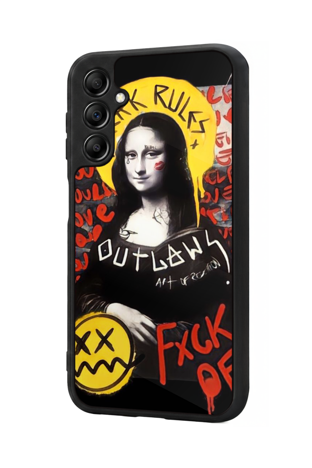 Samsung Galaxy A14 Uyumlu Monalisa Tasarımlı Glossy Premium Kılıf