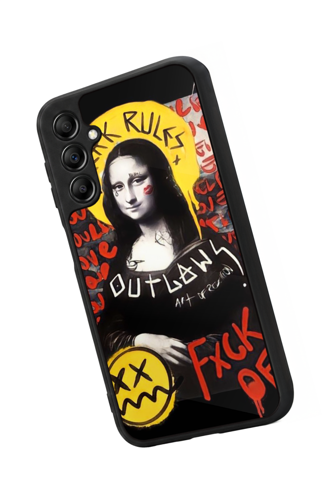 Samsung Galaxy A14 Uyumlu Monalisa Tasarımlı Glossy Premium Kılıf