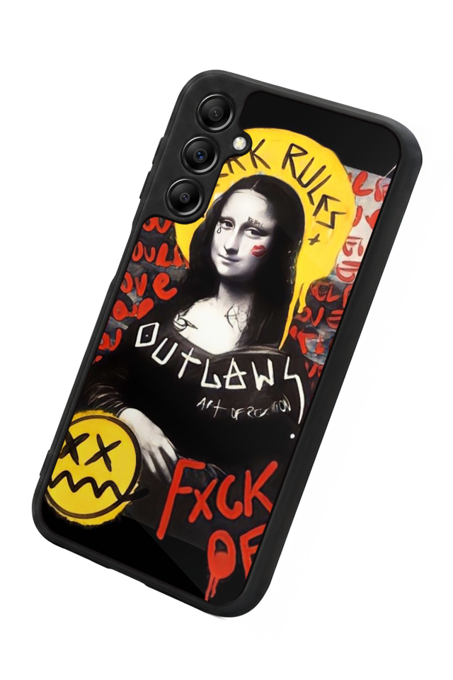 Samsung Galaxy A14 Uyumlu Monalisa Tasarımlı Glossy Premium Kılıf