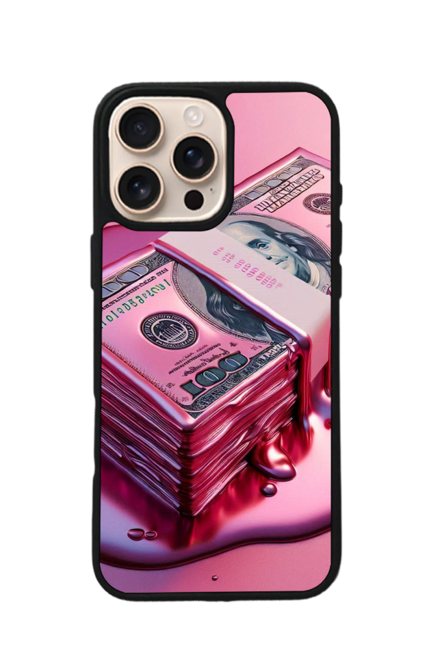 iPhone 14 Pro Uyumlu Money Para Tasarımlı Glossy Premium Kılıf