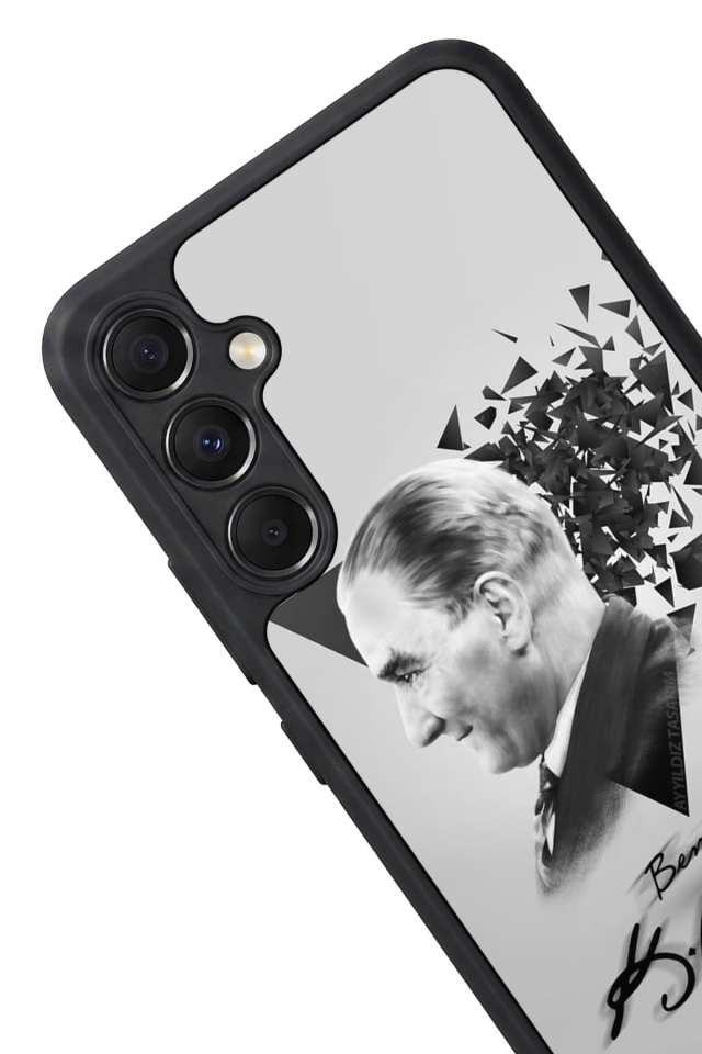 Samsung Galaxy A34 Uyumlu Mustafa Kemal Ataturk Tasarımlı Glossy Premium Kılıf
