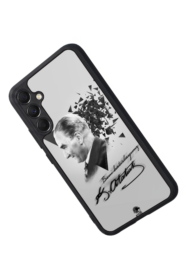 Samsung Galaxy A34 Uyumlu Mustafa Kemal Ataturk Tasarımlı Glossy Premium Kılıf