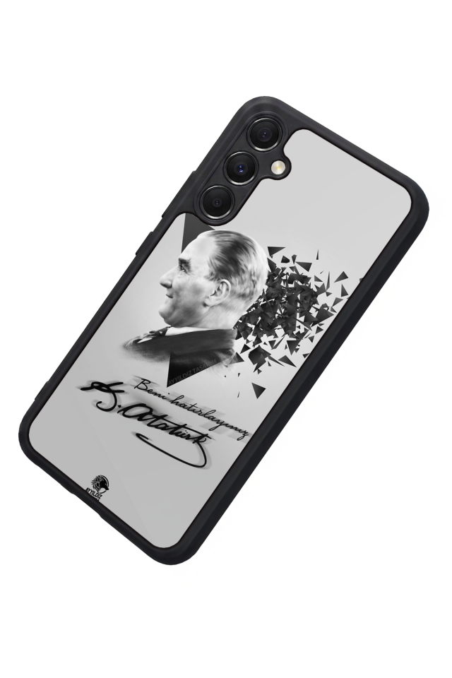 Samsung Galaxy A34 Uyumlu Mustafa Kemal Ataturk Tasarımlı Glossy Premium Kılıf