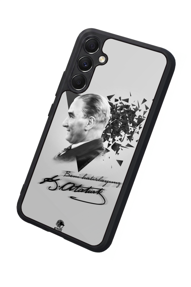 Samsung Galaxy A34 Uyumlu Mustafa Kemal Ataturk Tasarımlı Glossy Premium Kılıf
