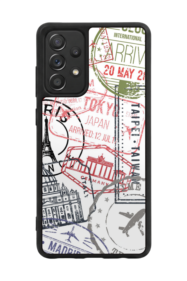 Samsung Galaxy A72 Uyumlu Poster Tasarımlı Glossy Premium Kılıf