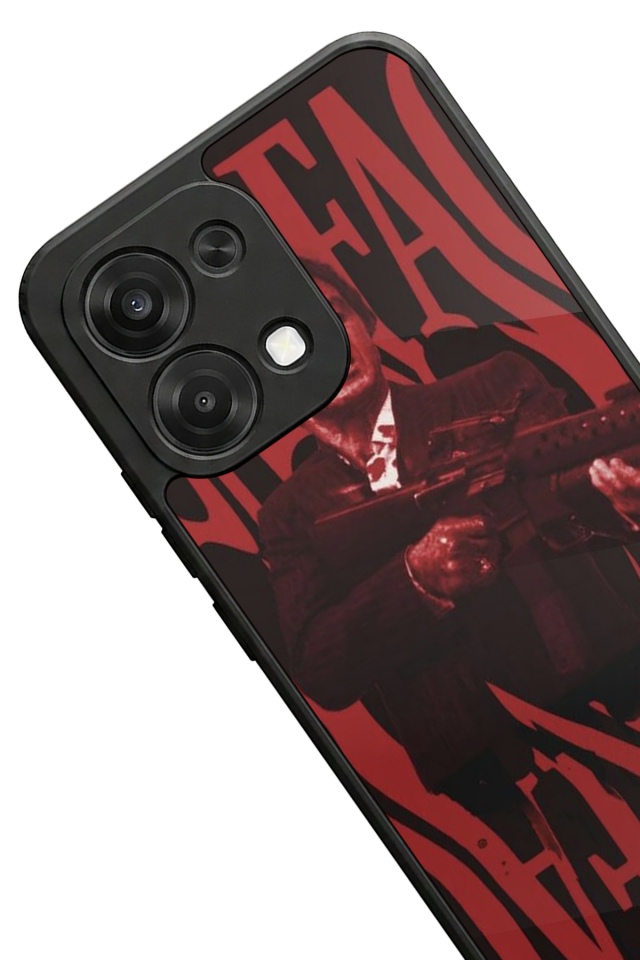 Oppo A6 Pro Uyumlu Scarface Tasarımlı Glossy Premium Kılıf