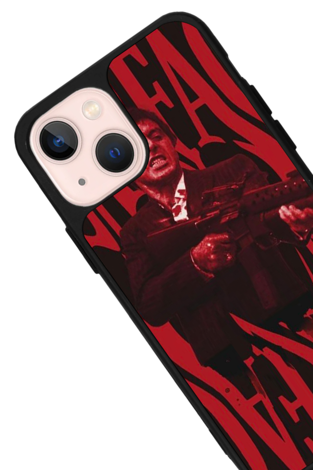 iPhone 13 Mini Uyumlu Scarface Tasarımlı Glossy Premium Kılıf