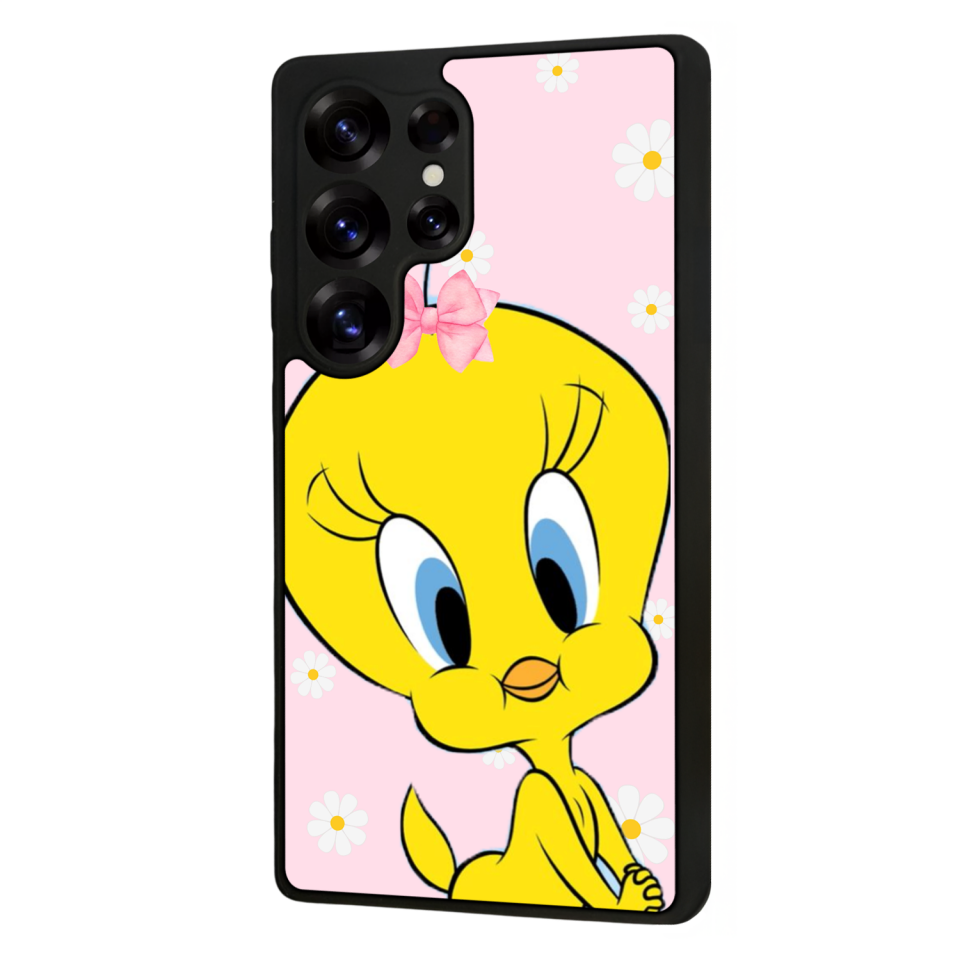 Samsung Galaxy S25 Ultra Uyumlu Tweety Tasarımlı Glossy Premium Kılıf